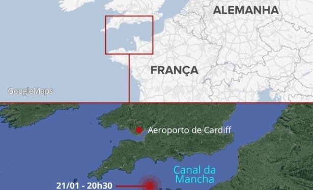 Corpo retirado dos destroços de avião no Canal da Mancha é de Emiliano Sala