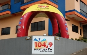 Tenda Inflável da Rádio Piratuba FM